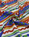 Tecido Viscose Premium Barrado Vertical Colorido