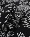 Tecido Viscose Espirais Branco e Preto