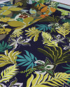 Tecido Crepe Silk Italiano Quadrados Multi Estampas